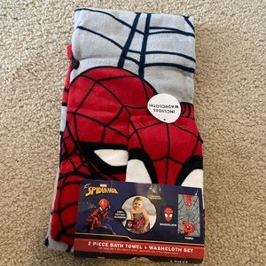 Kid’s Spider-Man towel and wash cloth set